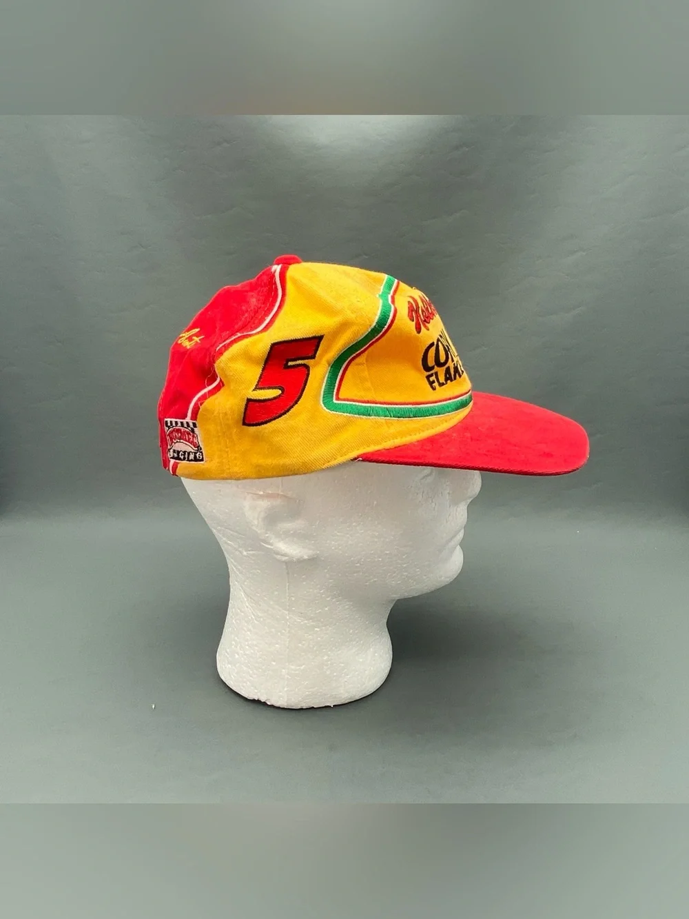 Vintage Terry Labonte #5 Kellogg's Corn Flakes Nutmeg NASCAR Snapback Hat